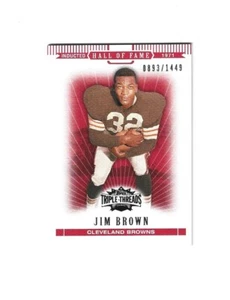 2007 Topps Triple Threads #83 Jim Brown /1449 CLEVELAND BROWNS - Picture 1 of 1