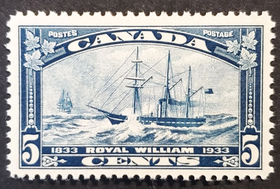 Stamps Canada Mint: #204  5c dark blue Royal Willaim  VF MNH - Image 1 of 1