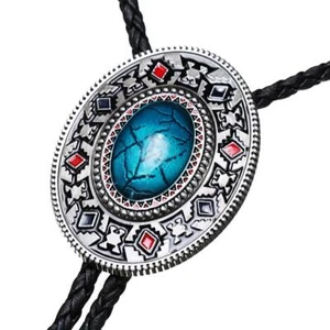   Indian Art   Bolo Tie Western Cowboy Rodeo Shirt Necktie Bola Tie, - Picture 1 of 12