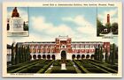 Rice Institute Houston Texas - Lovett Hall Or Admin Building - 1950 Postcard