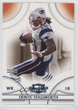 2008 Donruss Threads Blue Century Proof /350 Donte Stallworth #25