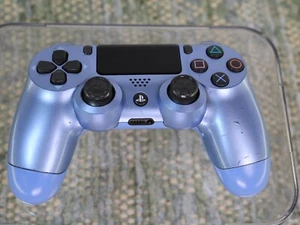 Controlador inalámbrico Sony PS4 V2 DualShock azul titanio probado ¡funciona!! Fotos!! - Imagen 1 de 14