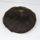 8*5 Black Toupee for Men Lace Hairpiece Breathable Human Hair Unit Clearance