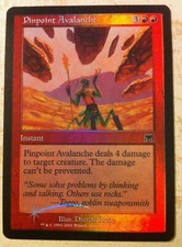 Foil Pinpoint Avalanche - Onslaught - Magic: The Gathering