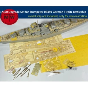 Upgrade Set im Maßstab 1:350 für Trumpeter 05359 German Tirpitz Schlachtschiff Modellbausatz - Bild 1 von 6