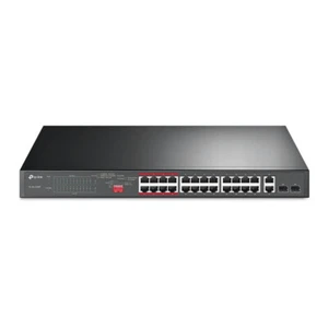 TP-Link TL-SL1226P 24-Port 10/100Mbps + 2-Port Gigabit Unmanaged PoE+ Switch - Picture 1 of 1