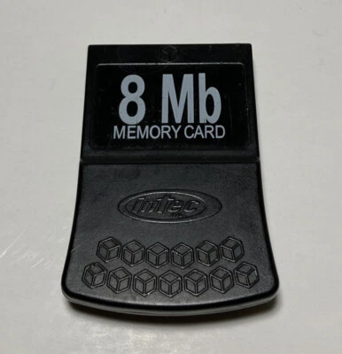 Intec 8MB 123-Block Nintendo GameCube Wii Black Memory Card Tested & Works - Image 1 of 2
