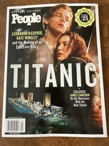 People Magazine 2022 Leonardo DiCaprio Kate Winslet 25 Years Ago TITANIC - Picture 1 of 2