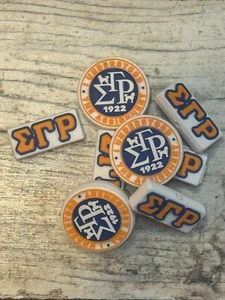 Cuentas focales de silicona Sigma Gamma Rho Sorority | Divine Nine | SGRho - Imagen 1 de 3