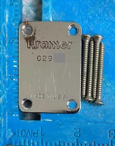 1982 Kramer Guitar Neck Plate for US Models: C 29xx - Picture 1 of 2