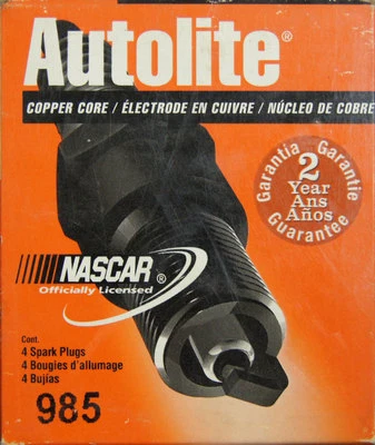 Bujías Autolite # 2545 núcleo de cobre paquete de 4 nuevas en stock Foto 1 de 4