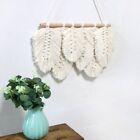 Cotton Rope Bohemian Tapestry Hand Woven Leaf Tassel Tapestry   Wall Hanging