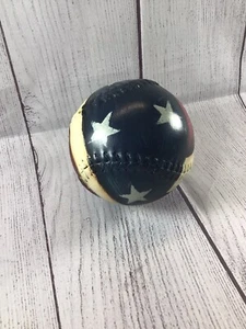 USA Flagge bemalt Softball Kunst Dekor - Bild 1 von 9