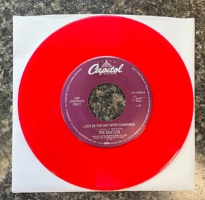 Beatles Lucy in the Sky With Diamonds Colored Vinyl 7" Jukebox Single - Picture 1 of 2