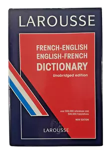 Vintage Larousse French-English/ English-French Unabridged Dictionary France '93 - Foto 1 di 19