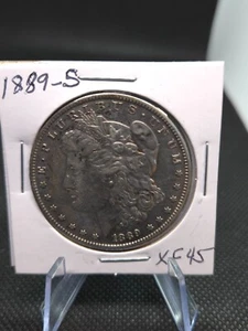 1889-S Morgan Silver Dollar – XF – San Francisco Mint –Semi-Key Date-RARE - Picture 1 of 2