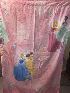 Disney Princess 1 Panel 40.5” X 64.5” Princess Frog Bell Cinderella - Picture 1 of 5