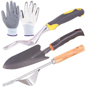 Rustark 4 Pack Hand Weeder Tool Garden Weeding Tools Gardening Weed Puller We... - Picture 1 of 7