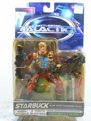 Figura de acción Trendmasters Battlestar Galactica Starbuck Viper Battle Blade Foto 1 de 4