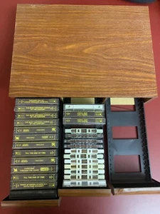 Cassette Tape Storage Hard Drawer 42 Capacity Holder Case 80s Readers Digest - Picture 1 of 8