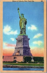 Postal de la Estatua de la Libertad de la Ciudad de Nueva York 62296 sin publicar - Imagen 1 de 2