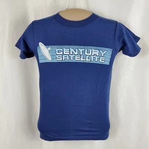 Vintage Century Satellite T-Shirt Kids 10-12 Hanes 50/50 Deadstock 80s, USA - Picture 1 of 4