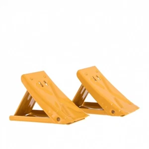 Car Wheel Chocks 680Kg 2Pcs Emergency Stoppers Wedges Car Van Trailer 430000 - Picture 1 of 6