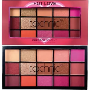 Technic Hot Love Pressed Pigment Eyeshadow Palette - Picture 1 of 4