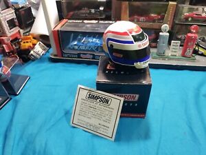 ALEX ZANARDI Simpson Mini Helmet 1/4 Indycar indy 500 NICE HARD TO FIND 