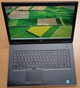 Dell Precision 7730 17.3" i7-8750H 16GB RAM 512GB NVMe & Quadro P4200 Win 11 Pro - Picture 1 of 11