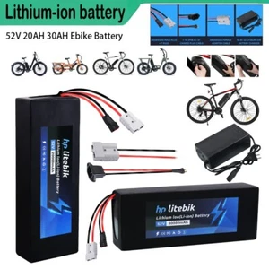 52V 20Ah 30Ah Lithium-ion ebike Battery 200W-2600W Scooter Electric Bicycle Bike - Picture 1 of 32