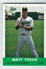 2002 Clinton LumberKings (Class A-Montreal Expos) Matt Thede