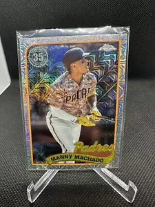 2024 Topps Series 1 Manny Machado Silver Pack Mojo Refractory Padres T89C-5 - Picture 1 of 2