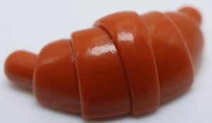 Lego 2x croissant naranja oscuro rollo de comida pan - Imagen 1 de 1