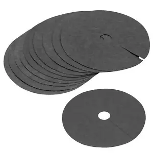 15pcs Tree Mulch Ring 42cm Nonwoven Tree Protector Mat Plant Cover Black - Picture 1 of 6