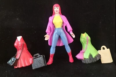VTG '95 MARY JANE WATSON SPIDER-MAN 3.5” ACTION FIGURE TOY *READ DESCRIPTION*  - Image 1 of 4