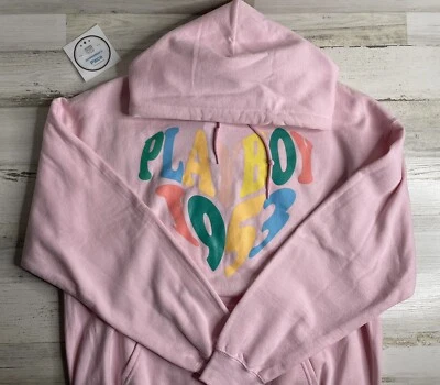 Playboy Hoodie Size Large Pink - 1953 Logo Multi Color. NWT! - Image 1 of 4