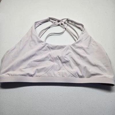 Buffbunny Women Sports Bra 3XL Light Lavender Wireless Crossback Pullover - Image 1 of 4