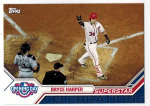Inserto BRYCE HARPER 2017 Topps Opening Day SUPERSTAR CELEBRATIONS #SC-23 - Foto 1 di 2