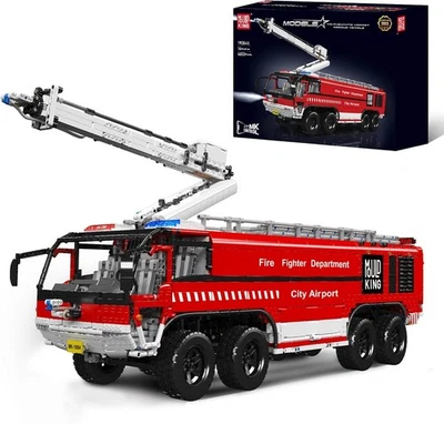 Mould King 19004 RC Technology Airport Fire Engine Airport Rescue Truck NEW Original Packaging - Image 1 of 4