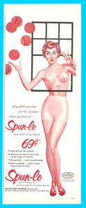 Spun-Lo women's panties undergarments lingerie ladies vintage print ad 1953 - Picture 1 of 3