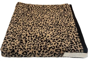 RACHEL ZOE  100%Cotton BATH Towel 30"x56" LEOPARD PRINT TWO-SIDE NEW AUTHENTIC - Picture 1 of 3