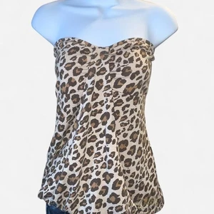Vintage Y2K House of Dereon Animal Print Tube Top - Bild 1 von 7