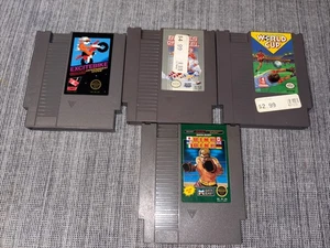 Lote Juegos Nintendo NES Excitebike, Blades Of Steel, World Cup y Ring King - Imagen 1 de 9