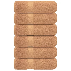 Luxury 100% Ring-Spun Cotton Hand Towels for Bathroom Set of 6 16x28 inches -... - Picture 1 of 7