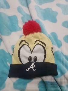 Atlanta Braves Blooper Beanie One Size MLB 2021 NWOT READ DESCRIP! - Picture 1 of 3