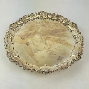 Antikes massives Silber Salver Wappen Barker Brothers 1907 18,5 cm 204 g - Bild 1 von 11