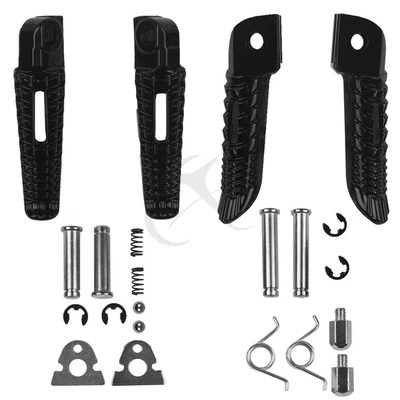 Front & Rear Foot Pegs Footrest Fit For Suzuki GSXR GSX-R 600 750 1000 2005-2025 - Image 1 of 4