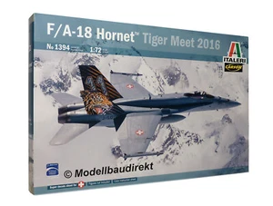 F/A-18 Hornet Tiger Meet 2016 Flugzeug Bausatz 1:72 Italeri Nr. 1394 NEU & OVP - Bild 1 von 5
