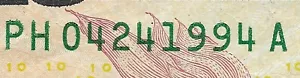 April 24, 1994 Birthday / Anniversary Date Note Fancy Serial $10 Dollar Bill - Picture 1 of 7